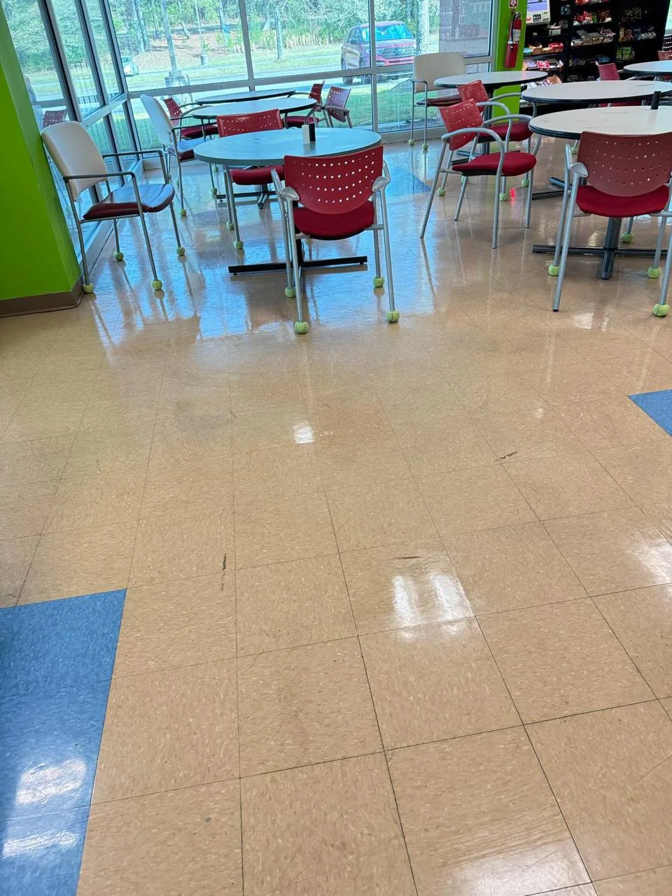A commercial space cleaned by the Nexo Cleaning Services team